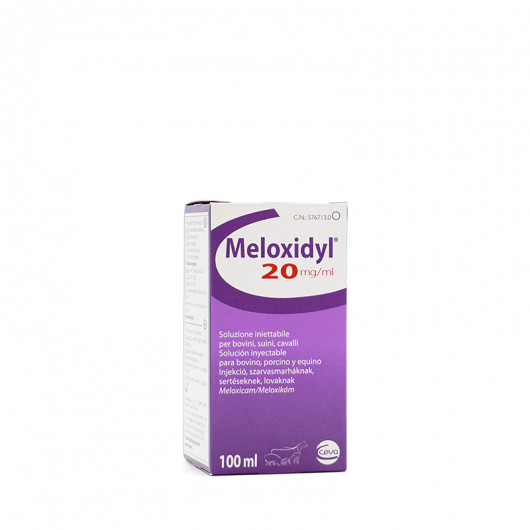 Redada Ruidoso Referéndum Meloxidyl 20 mg/ml 100 ml. inj.