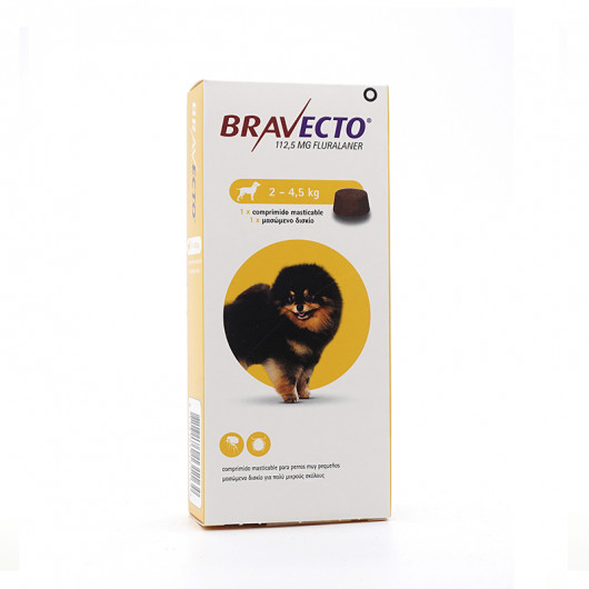Bravecto 2-4.5 kg (1 comprimit)