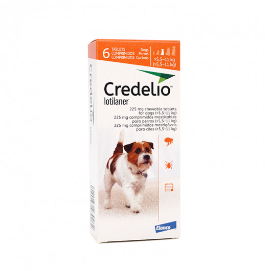 Credeli tab 225mg c/3comp 5,5a11kg - Elanco - Antipulga e